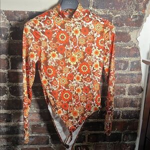 Floral Long Sleeve Bodysuit